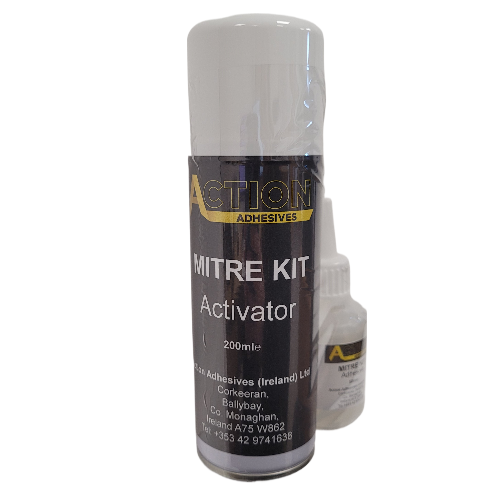 Action Mitre Kit - 2 Part Instant Adhesive and Activator